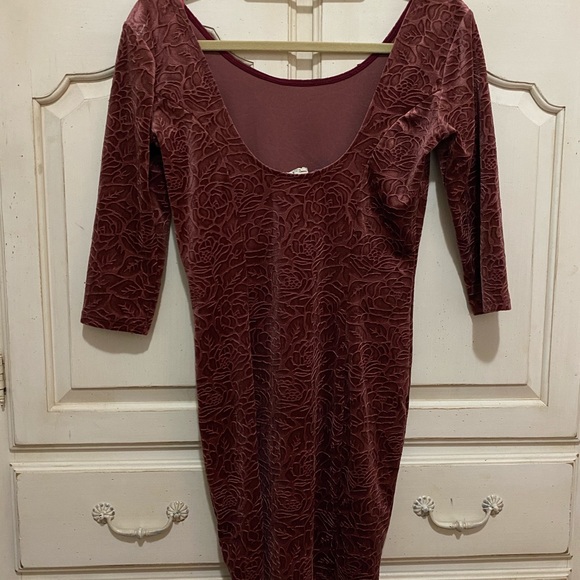 Urban Outfitters Velvet Dress - Picture 2 of 5
